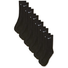 NIKE Unisex Performance cushion crew Socks with Band (6 Pairs) BlackW