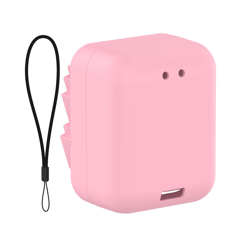(Pink) Silicone Protective Case Toy Storage Case Accessories for Bitzee Disney