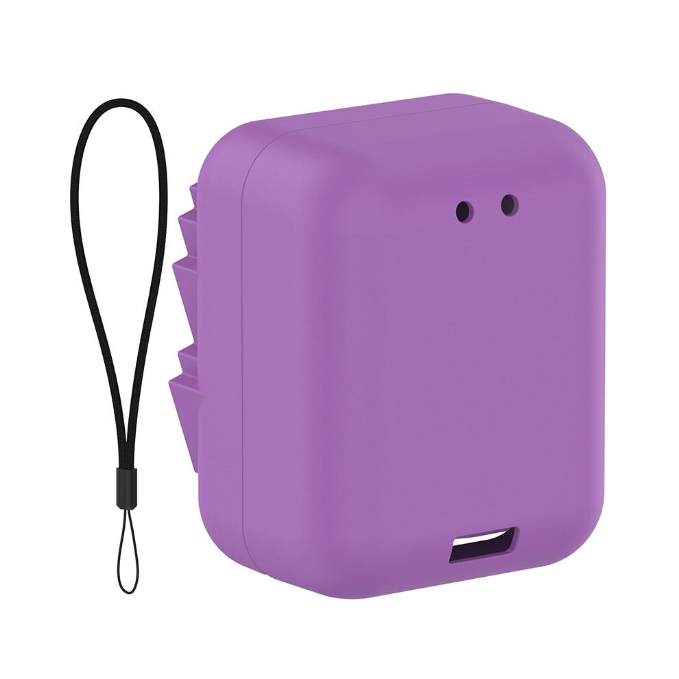 (Purple) Silicone Protective Case Toy Storage Case Accessories for Bitzee Disney