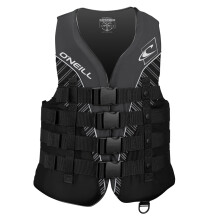 O'Neill Men's Superlite USCG Life Vest Black/Black/Smoke: White 2xl