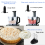 3.2L + 1.5L Food Processor Mixer 1100W Multifunctional Kitchen Blender Egg Whisk 2
