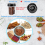 3.2L + 1.5L Food Processor Mixer 1100W Multifunctional Kitchen Blender Egg Whisk 6