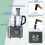 3.2L + 1.5L Food Processor Mixer 1100W Multifunctional Kitchen Blender Egg Whisk 8