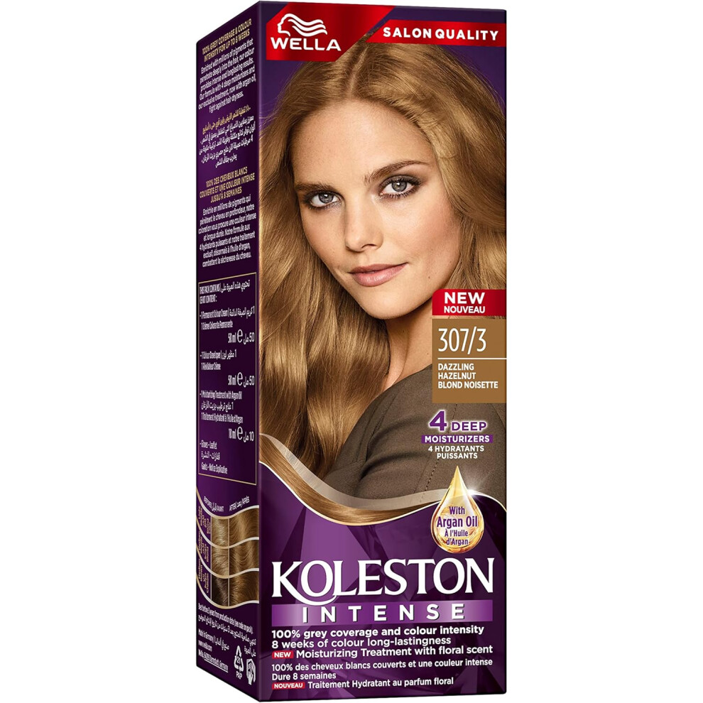 Wella Koleston Intense Hair Color 307/3 (Hazelnut) | New formula that fights hair dryness