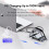 MacBook Docking Station, USB C Docking Station with Vertical Stand 5