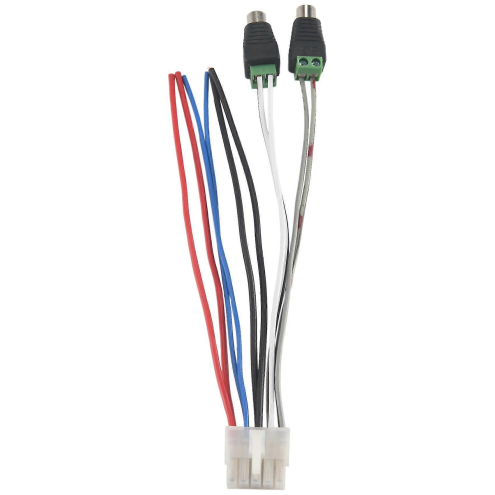 (As Show, One Size) 1Pc Power Input Speaker Wire Harness 10 Pin Plug Rca For Dual Tbx10a Amplifier 5062994745812