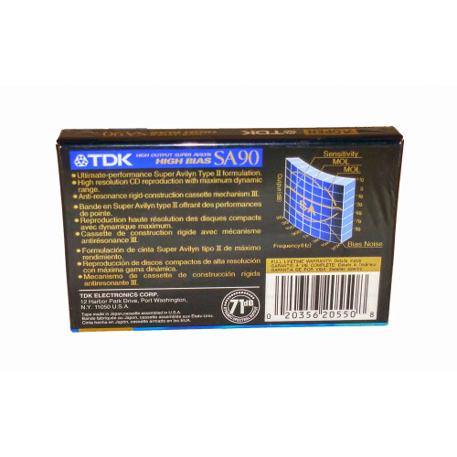 TDK SA 90 High Bias Κενές Κασέτες CD Απόδοσης 4 Τεμαχίων 2