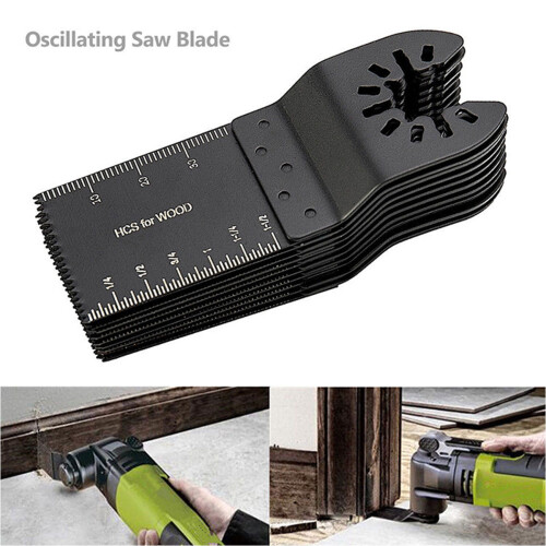 50pc Oscillating Multi Tool Saw Blades Set Carbide Metal Blade For 2