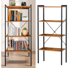 4th floor, storage rack, kitchen rack, living room bookshelf, office high bookshelf, entrance, living room, industrial style, country brown and black