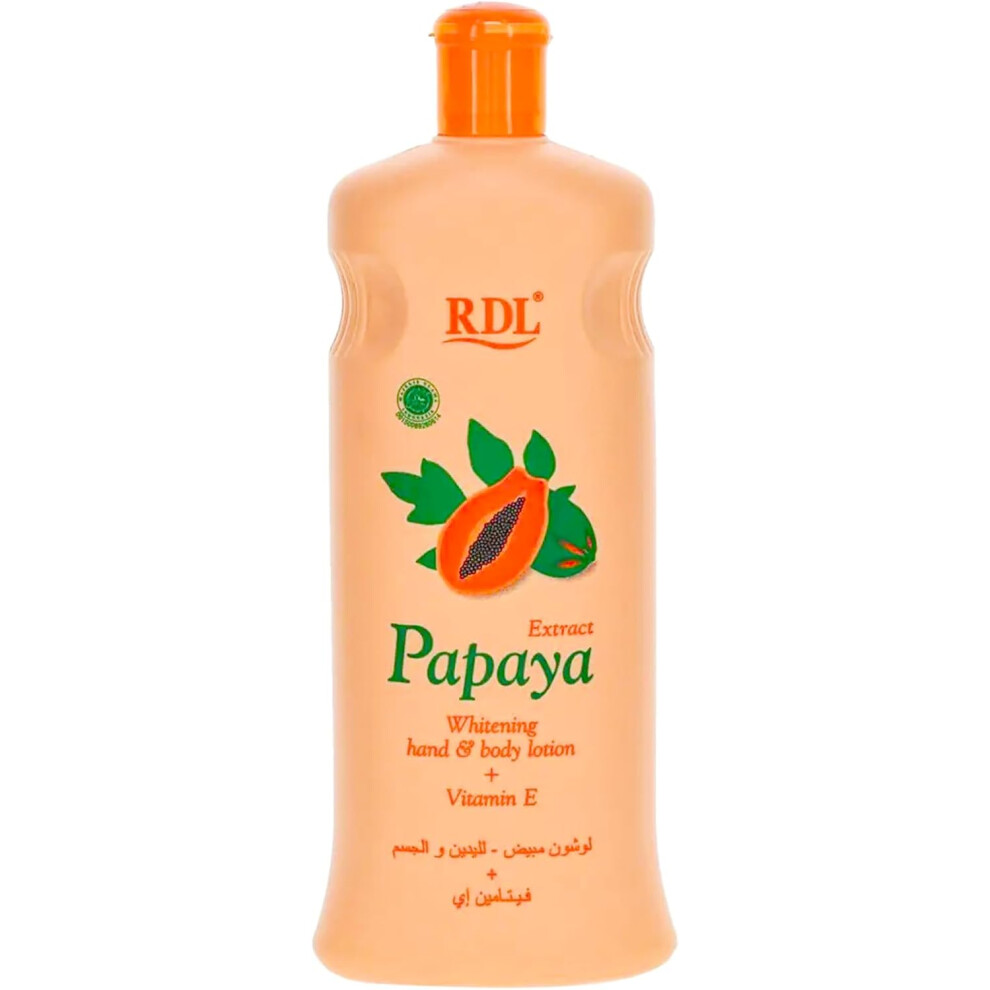 Rdl Papaya Rdl Brightening Papaya Lotion 600 Ml