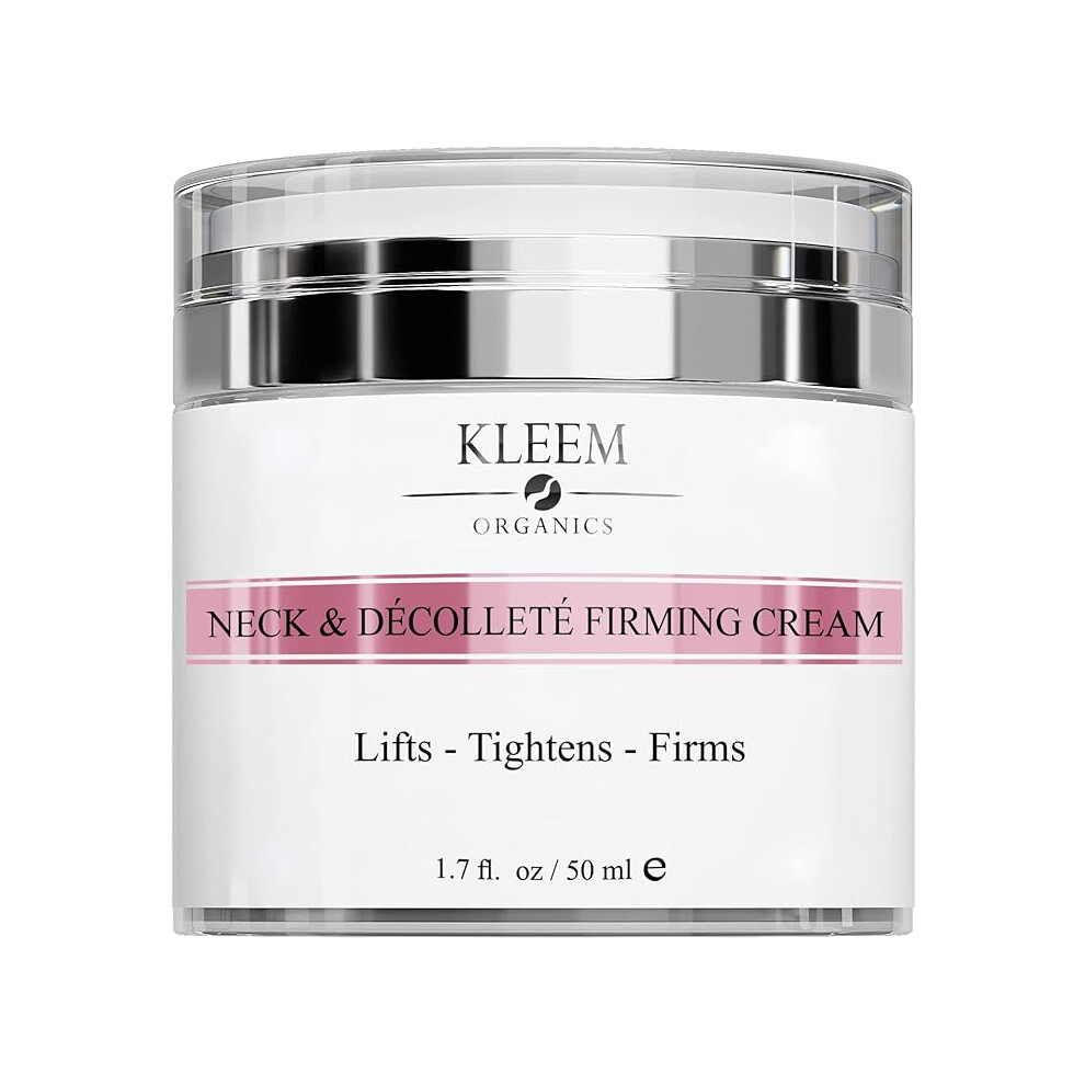 Neck Firming Cream with Peptides & Retinol Anti-Aging Moisturiser for Sagging Skin, Wrinkles & Fine Lines Hydrating Neck & Decollete Cream 50ml