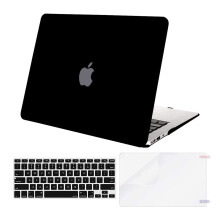 MOSISO Kompatibel mit MacBook Air 13 Zoll Hlle (Modelle: A1369 & A1466, ltere Version 20102017), schtzende Hartschalenhlle aus Kunststoff, Tasta