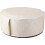 Inflatable Outdoor Garden Pouffe Cream Leaf 1