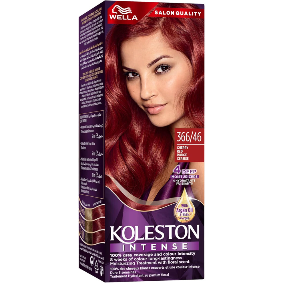 Red Wella Koleston Intense Hair Color 366/46 | (Cherry ) Bold, Vibrant, Long-Lasting Hair Dye For Radiant Color
