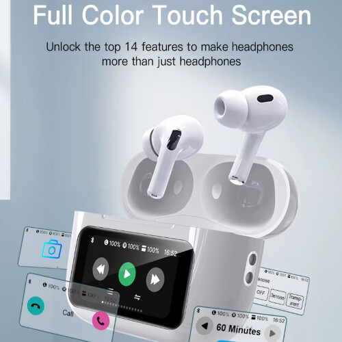 Smart Touch Screen TWS Wireless Earbuds Bluetooth InPods Earphones 2