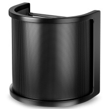 Pop-Filter PEMOTech [verbesserte drei Schichten] Metallgeflecht, Schaumstoff und Etamine-Schicht, Mikrofon-Pop-Filter, Mikrofon-Windschutzscheiben-Ab