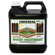 Creoseal Creosote Substitute Oil Based Timber Treatment 4L Dark Brown