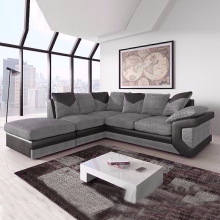 (Black & Grey, Left  Corner) Modern Comfortable Corner sofa and sofa set