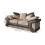 (Beige & Brown, 3+2 Seater) Modern Comfortable Corner sofa and sofa set 3