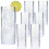 True Face 6Pack Clear Crystal Effect Highball Long Drinking Plastic Glasses 2