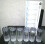 True Face 6Pack Clear Crystal Effect Highball Long Drinking Plastic Glasses 7