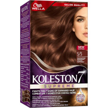 Wella Koleston Supreme Hair Color 5/5 (Fascinating Mahogany) | Anti-damage technology for intense care - 142ml