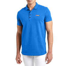 (Royal Blue, S) Diesel T-Weet-Split Mens Polo T Shirt Golf Tee