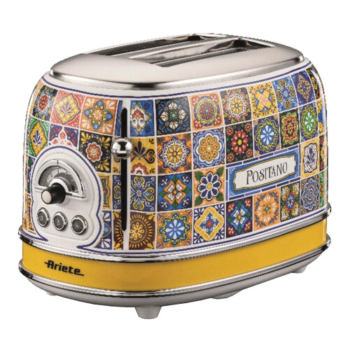 Ariete ARIETE Vintage Toaster Positano 2 Schlitze 810W Retro Design