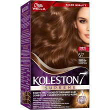 Wella Koleston Supreme Hair Color 6/7 (Magnetic Chocolate) | Long-lasting color that stays vivid and fresh.