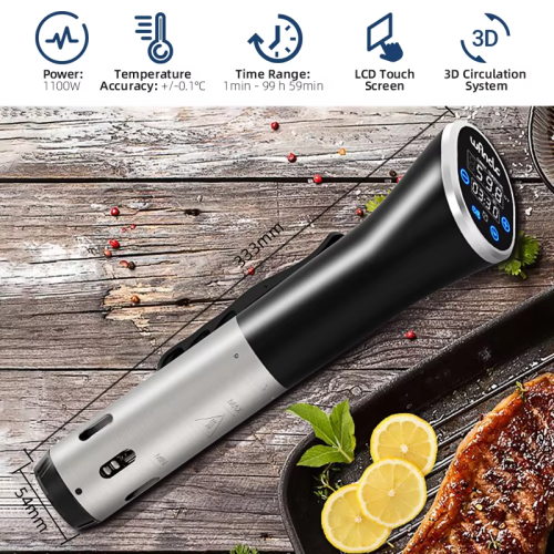 Wancle 1100W Sous Vide Cooker LCD Touch Immersion Circulator Accurate 2