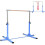 Costway Gymnastics Training Bar Height Adjustable Horizontal Kip Bars For Kids 1