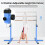 Costway Gymnastics Training Bar Height Adjustable Horizontal Kip Bars For Kids 8