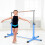 Costway Gymnastics Training Bar Height Adjustable Horizontal Kip Bars For Kids 7