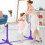 Costway Gymnastics Training Bar Height Adjustable Horizontal Kip Bars For Kids 6