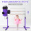 Costway Gymnastics Training Bar Height Adjustable Horizontal Kip Bars For Kids 9