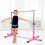 Costway Gymnastics Training Bar Height Adjustable Horizontal Kip Bars For Kids 8