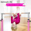 Costway Gymnastics Training Bar Height Adjustable Horizontal Kip Bars For Kids 5