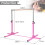 Costway Gymnastics Training Bar Height Adjustable Horizontal Kip Bars For Kids 7