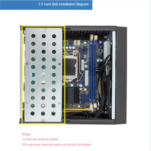 Case per computer M10 Mini ITX, chassis host HTPC, contenitore USB 2.0 2