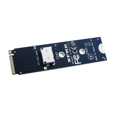 VBESTLIFE Scheda Adattatore Da SSD A M.2 NGFF Per Test E Recupero Dati: Supporta Modelli Specifici MZ-JPV5120/0A4, MZ-JPU512T/0A6. Verde.