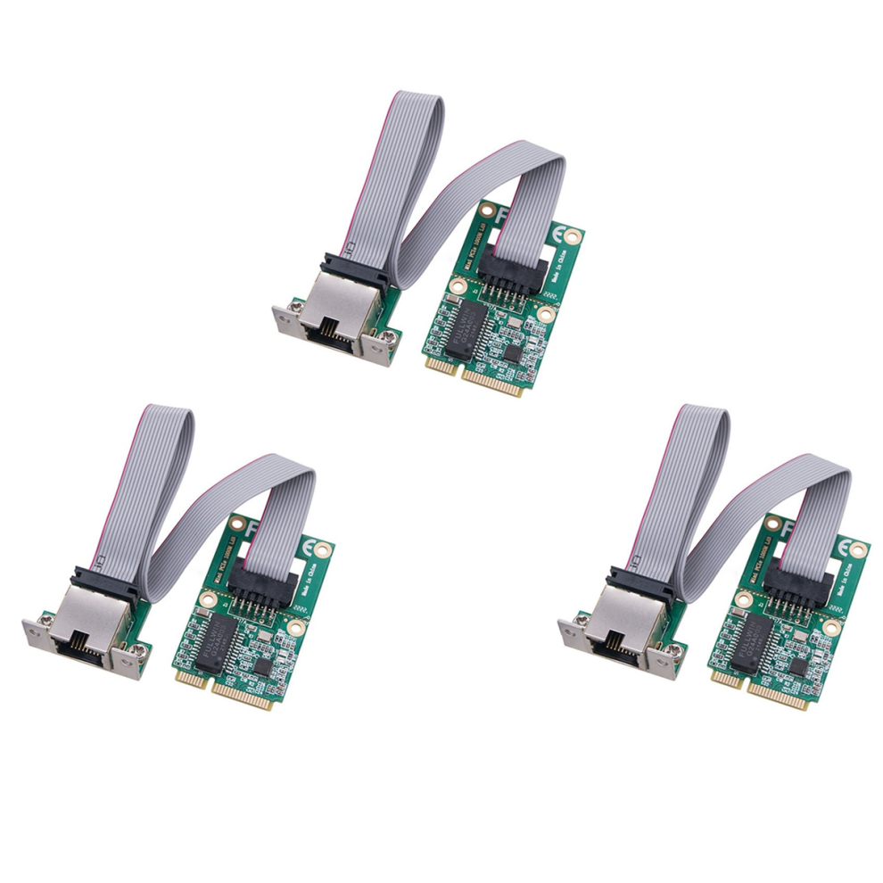 Nuova Scheda Di Rete Mini PCI-E Adattatore Nic Gigabit Ethernet Da 1000 Mbps