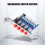 HDD Power Control Switch SATA Drive Switcher for Desktop PC Computer 5