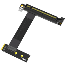 Cabo Riser M.2 NVME para Adaptador PCIE X16 de Extensão Gráfica 90 Graus PCI Express 3.0 16X M Key Cable B