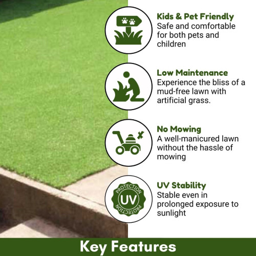 (4m, 5m) Promo 40mm Pet-Friendly Fake Artificial Grass 2