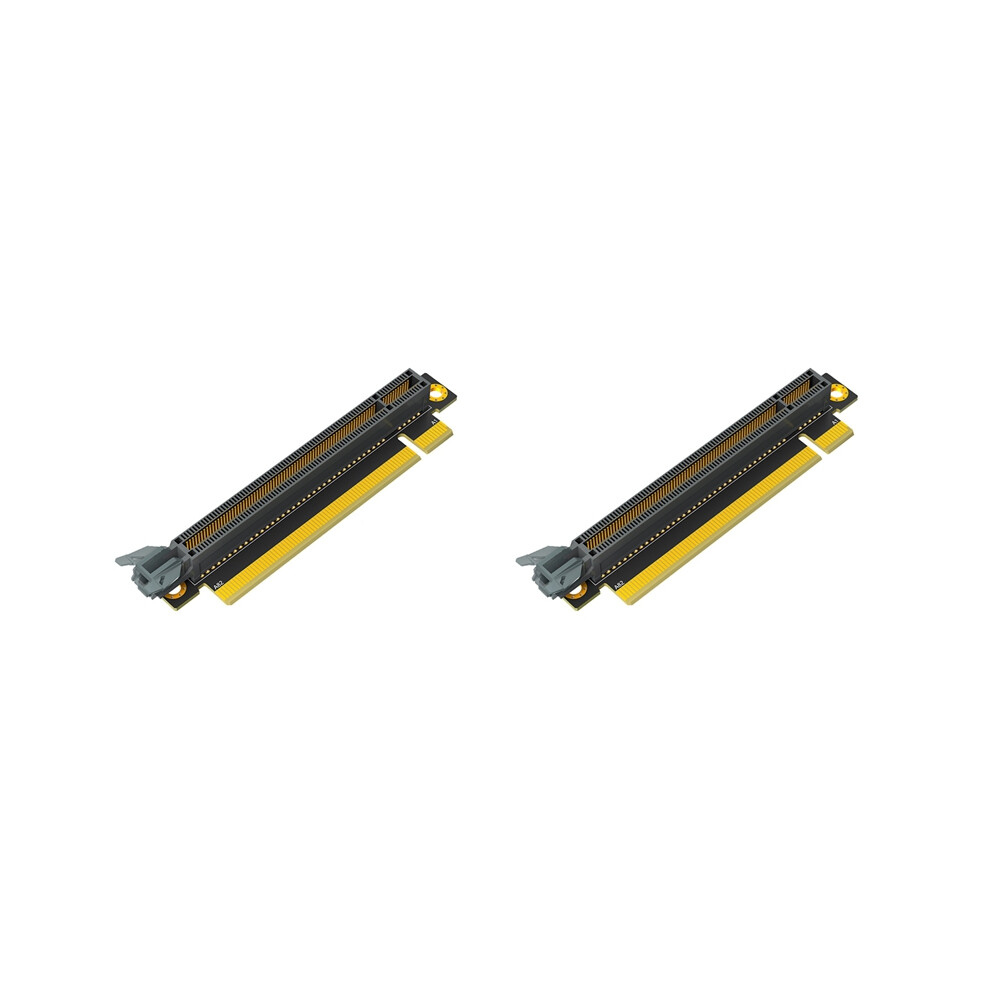 Pci-E 16X 3.0 90 Degree Reverse Male To Female Riser Card For 1U Black 4853542394924