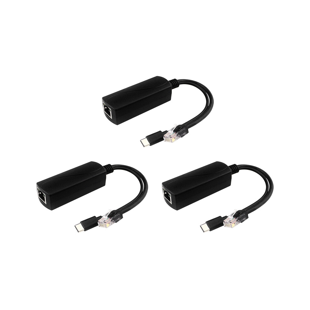Gigabit Poe Splitter 5V3a 1000Mbps Type-C Power Over Ethernet 4853542395082