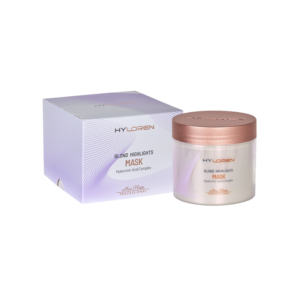 Hy Loren Premium Blonde Hair Highlights Mask 500Ml By Mon Platin