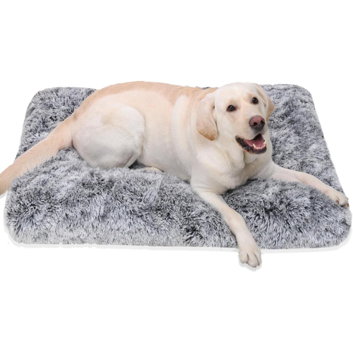Picture Idea: Jaspuriea Medium Dog Bed Washable Dog Crate Mattress Calming Fluffy