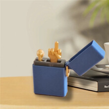 (Blue) Funny Middle Finger Lighter Home comedy refers to lighters