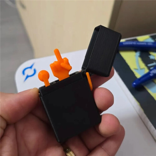(Blue) Funny Middle Finger Lighter Home comedy refers to lighters 2